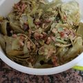 El cooksnap de Maria Del Val Hernandez cuando hizo Alcachofas con jamón. (Thermomix).