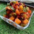 Seema Raghav का कुकस्नैप जब उन्होंने रॉ मेंगो सलाद (Raw mango salad recipe in hindi) बनाया था।