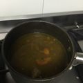 El cooksnap de Jacqueline Kourany cuando hizo Sopa de lentejas.