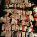 El cooksnap de Luciana Fenos cuando hizo Brochette de Pollo Multicolor.