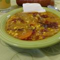 El cooksnap de Maria Dolres Mancini cuando hizo Locro de choclo.