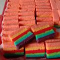 Cooksnap dari Khadijah Tujjar untuk resep Rainbow cake kukus