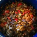 El cooksnap de Mayte cuando hizo Chop suey de res.