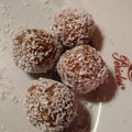 El cooksnap de María Florencia Galecio cuando hizo Trufas de avena, coco y maní.