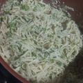 El cooksnap de Cam Gargiulo cuando hizo Fideos con brócoli 🥦 y queso crema.
