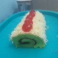 Cooksnap dari Rahmadany Wahyudi untuk resep Blueberry Roll Cake (Ekonomis, Super Simpel & Lembut bgttt)