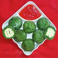 Sangita Vyas's cooksnap of when they made ચીઝી પાલક પનીર બોલ્સ (Cheesy Palak Paneer Balls Recipe In Gujarati).