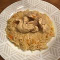 Cooksnap από Elisavet-Chrysoula Amor στη συνταγή Φιλέτο Κοτόπουλο με μουστάρδα - γιαούρτι και ρύζι με καρότο