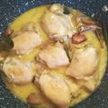 El cooksnap de Luz cuando hizo Contramuslos los de pollo al ajillo.