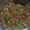 El cooksnap de JAbraham cuando hizo Salsa Criolla.