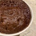 El cooksnap de Maria Alejandra Fernández cuando hizo Brownie en taza / mug cake.