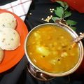 Bindi Dey's cooksnap of when they made সাম্বার ডাল (sambar daal recipe in bengali).