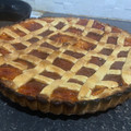 El cooksnap de Yessi Gallo cuando hizo Pastafrola (masa con manteca).
