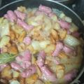 El cooksnap de Jesus Guerra Rodriguez cuando hizo Patatas con salchichas al vino.