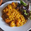 El cooksnap de anromo67 cuando hizo Arroz meloso con calabaza y solomillo de cerdo.