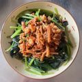 菜菜 的 香酥鰻拌地瓜葉 cooksnap