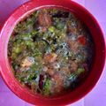 Sumita Roychowdhury's cooksnap of when they made ভেজ সুপ (veg soup recipe in bengali).