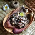 Cooksnap Salina Jalaludin semasa beliau membuat Kerabu Jantung.