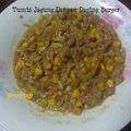 Cooksnap dari Vay Vay untuk resep tumis jagung dengan daging burger