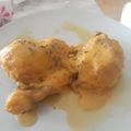 El cooksnap de Sara Diaz cuando hizo Muslitos de pollo con salsa de cerveza.