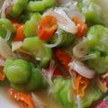 Cooksnap dari Ratih Anita Dewi untuk resep Tumis gambas/oyong pedas :D