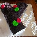 tunus's cooksnap of when they made Chocolate Log/Yule Log   #christmasbaking.