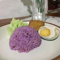 Cooksnap dari Lulu Munggaran untuk resep Nasi Uduk Ubi Ungu Magic Com