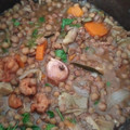 El cooksnap de Carmeta cuando hizo Lentejas con langostinos.