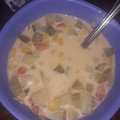 El cooksnap de Gris MonSa cuando hizo Calabacitas con crema queso y elote🍲.