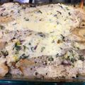 El cooksnap de gferrando cuando hizo Filet de merluza al horno con papas y crema al roquefort.