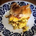 El cooksnap de Arianne cuando hizo Pastela marroquí.