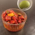 Madhuri Jain's cooksnap of when they made Aam Ka Achar.