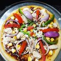 Rina Das's cooksnap of when they made চিকেন পিজ্জা (chicken pizza recipe in Bengali).