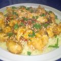 El cooksnap de Emilse Mattiussi cuando hizo Pollo al wok en salsa agridulce con aceto y miel.