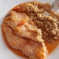 El cooksnap de encarni cuando hizo Filetes de pollo en leche de coco.