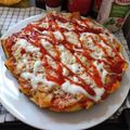 Cooksnap dari Dwinnafastry prita Syarif untuk resep Pizza Roti Tawar Teflon