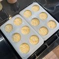 El cooksnap de Vale cuando hizo Muffins de 🍌 banana, 🍎 manzana, naranja 🍊 con avena y harina integral.