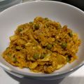 Phil's cooksnap of when they made Kedgeree- simple and quick.