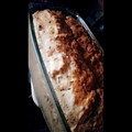 El cooksnap de Vicky santana cuando hizo Budín de banana sin huevo.