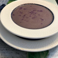 El cooksnap de Rocío cuando hizo Crema de coliflor morada.