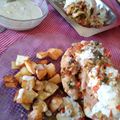 El cooksnap de Julian Chaves cuando hizo Pechugas rellenas con salsa al roquefort.