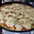 El cooksnap de Borsetich cuando hizo PIZZA DE COLIFLOR #SinHarina.
