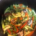 El cooksnap de maria claudia Chona cuando hizo Ensalada cocida de Habichuelas, Zucchini y Pimentón rojo.