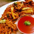 Farwa Ali's cooksnap of when they made Lacha Pakora.