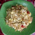 Cooksnap dari Dhotin untuk resep Oseng Pepaya Muda dengan Ebi dan Orak-arik Telur