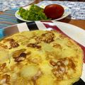 El cooksnap de María Victoria Valenzuela cuando hizo Tortillon de papas.