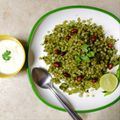 Ujjwala Gaekwad का कुकस्नैप जब उन्होंने हरियाली साबूदाना खिचड़ी (Hariyali Sabudana Khichdi recipe in Hindi) बनाया था।