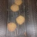 El cooksnap de Jonathan Agustín cuando hizo Nuggets de pollo con jamón y queso.