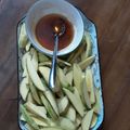 Cooksnap của Tiến Thành khi họ làm theo món Xoài chấm mắm đường