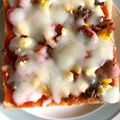 Cooksnap dari Monica Sanjaya untuk resep Pizza roti tawar teflon